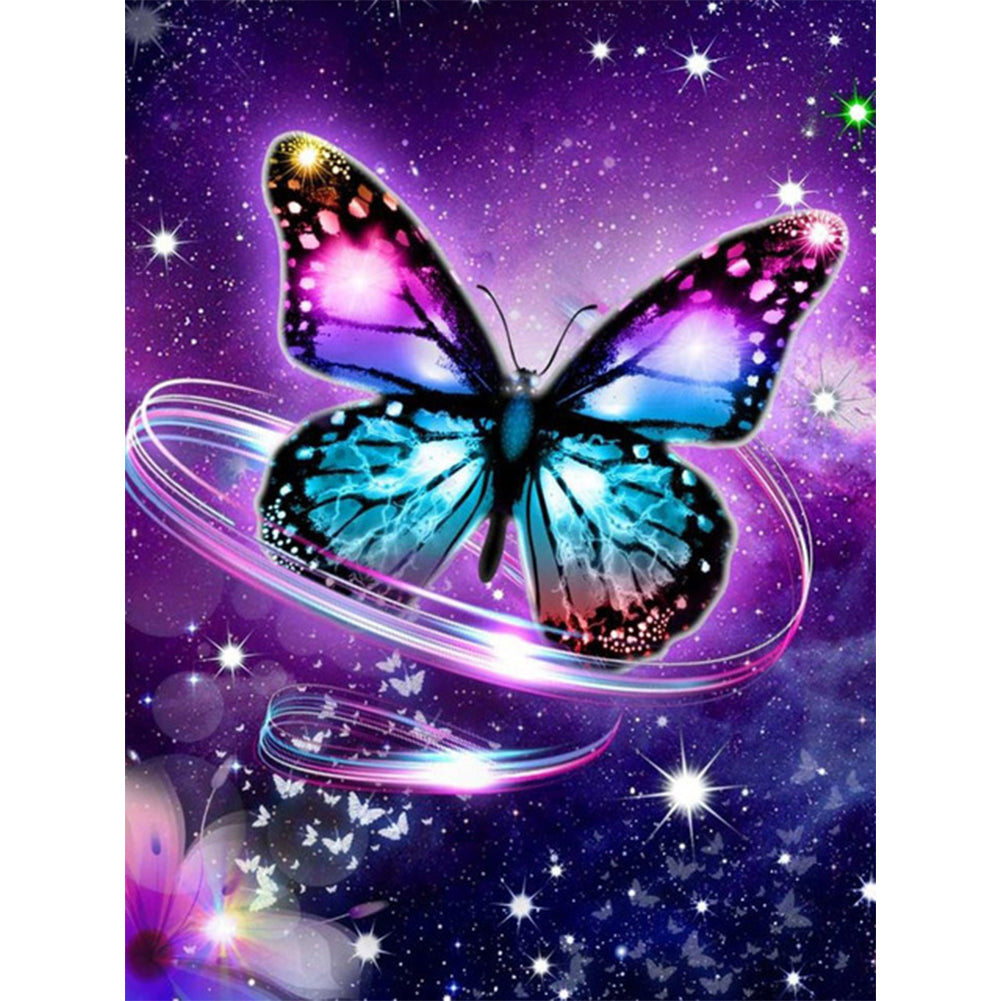 Butterfly - Full Square Drill Diamond Painting 30*40CM