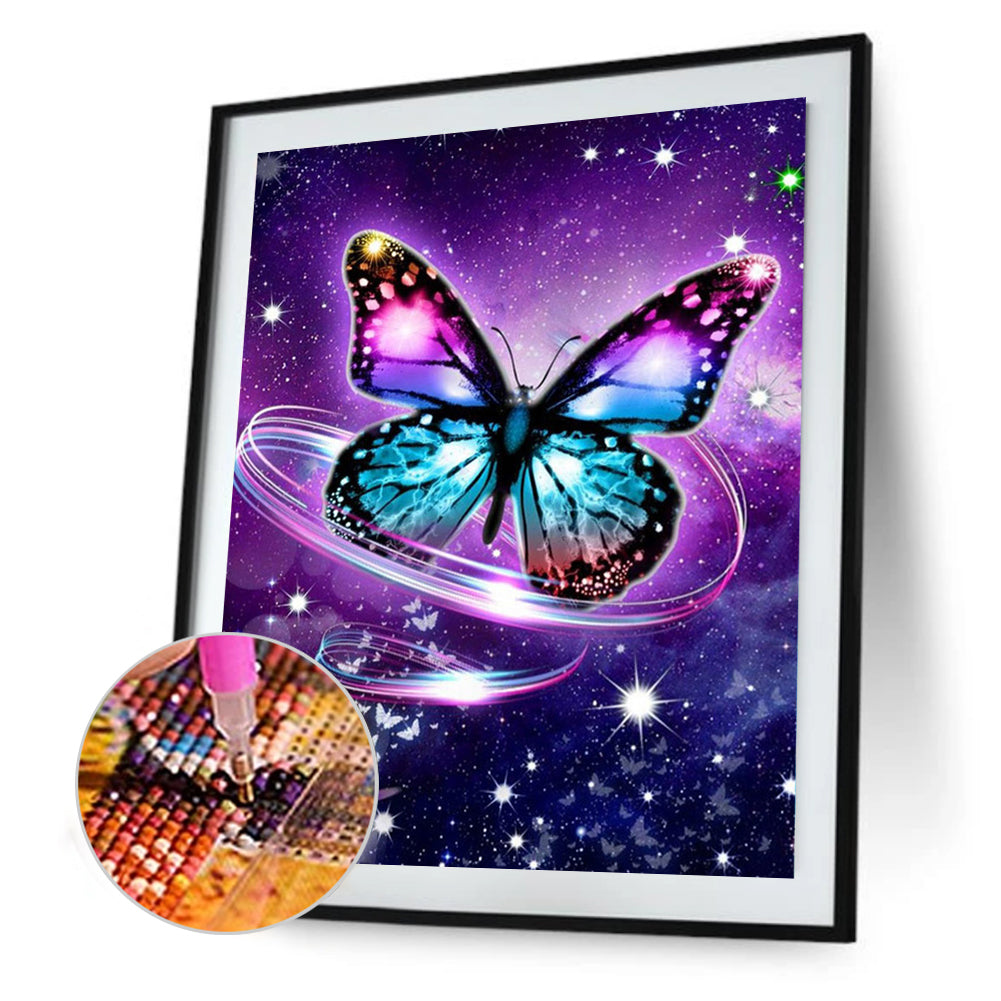 Butterfly - Full Square Drill Diamond Painting 30*40CM