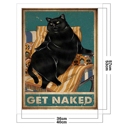 Naked Pussy - 11CT Stamped Cross Stitch 40*57CM