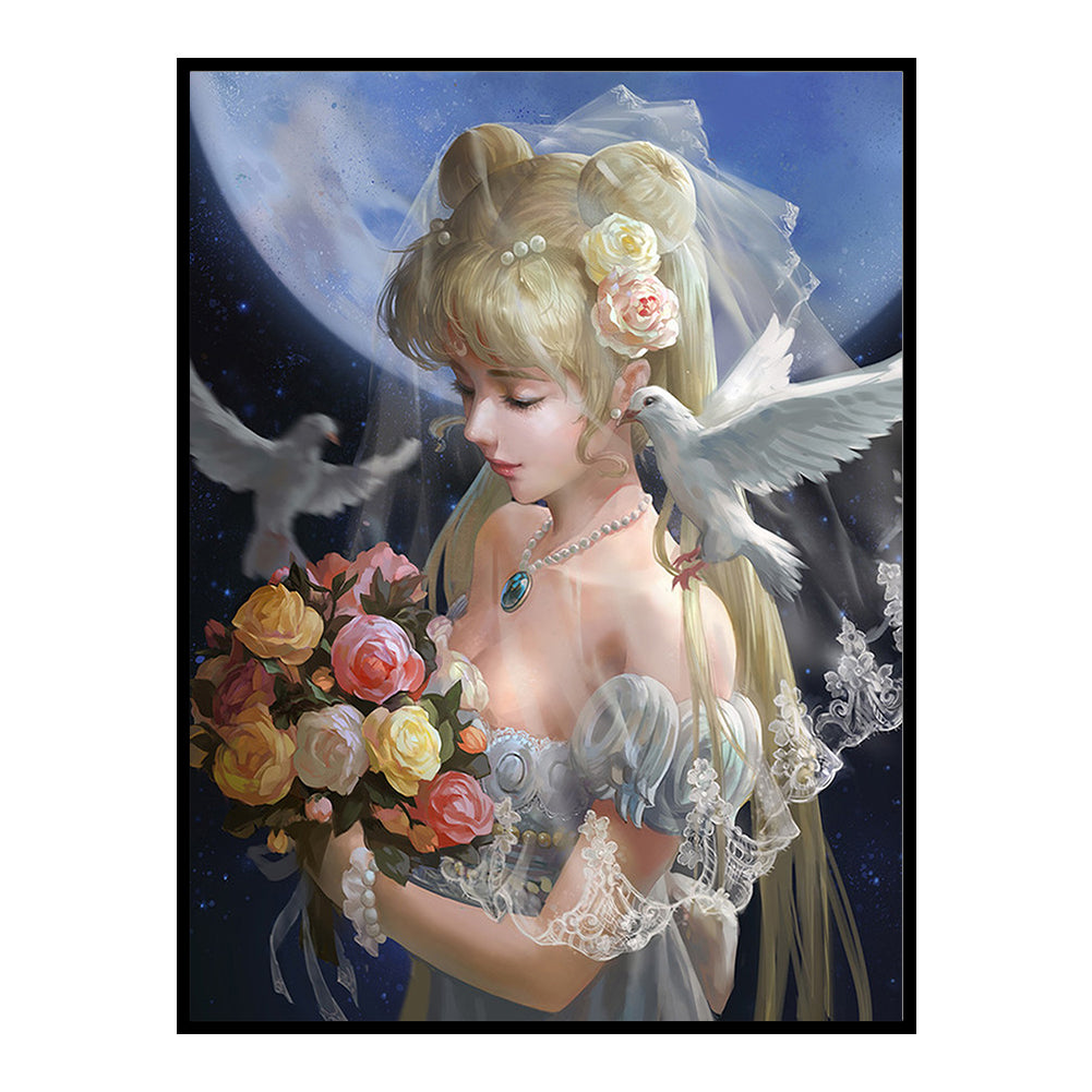 Sailor Moon - 11CT Stamped Cross Stitch 50*65CM