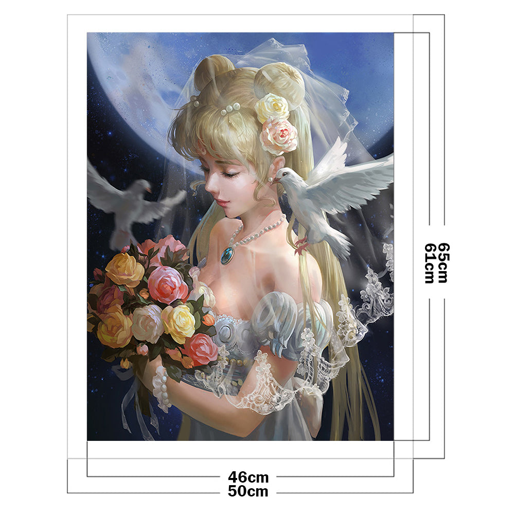 Sailor Moon - 11CT Stamped Cross Stitch 50*65CM