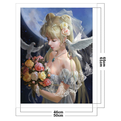 Sailor Moon - 11CT Stamped Cross Stitch 50*65CM