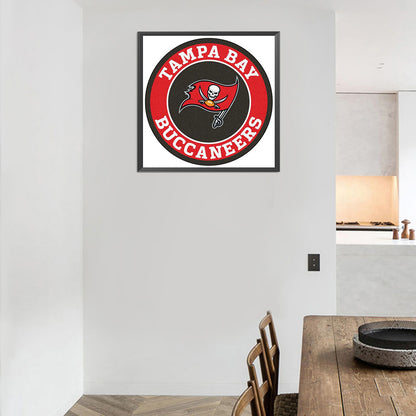 Tampa Bay Buccaneers Logo - Full Round Drill Diamond Painting 40*40CM