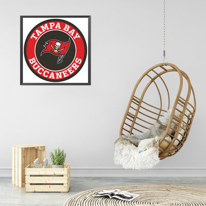 Tampa Bay Buccaneers Logo - Full Round Drill Diamond Painting 40*40CM