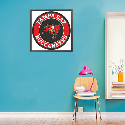 Tampa Bay Buccaneers Logo - Full Round Drill Diamond Painting 40*40CM