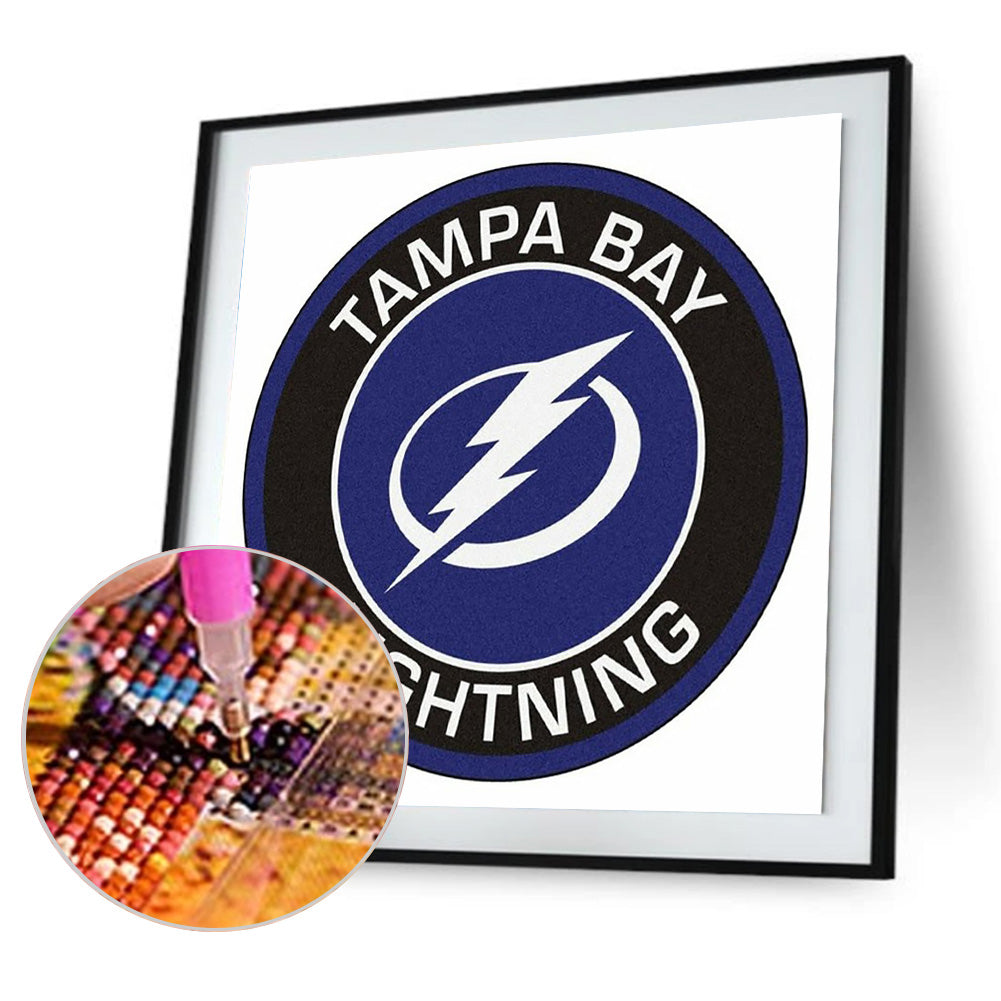 Tampa Bay Chargers Logo - Full Round Drill Diamond Painting 40*40CM
