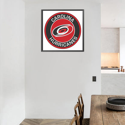 Carolina Hurricanes Emblem - Full Round Drill Diamond Painting 40*40CM