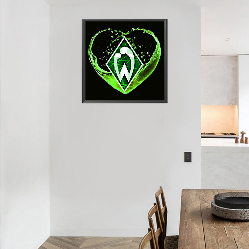 Werder Bremen Football Team Logo - Full Round Drill Diamond Painting 40*40CM