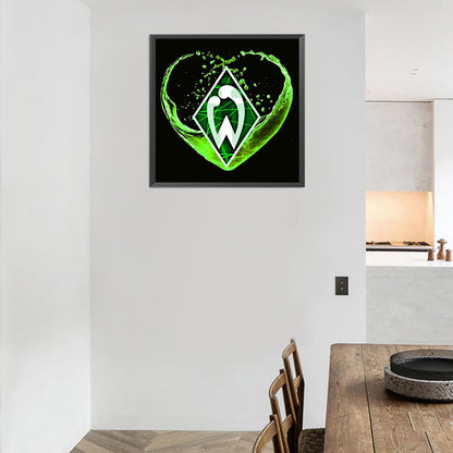Werder Bremen Football Team Logo - Full Round Drill Diamond Painting 40*40CM
