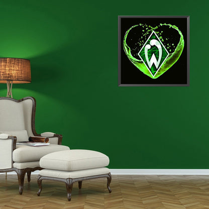 Werder Bremen Football Team Logo - Full Round Drill Diamond Painting 40*40CM