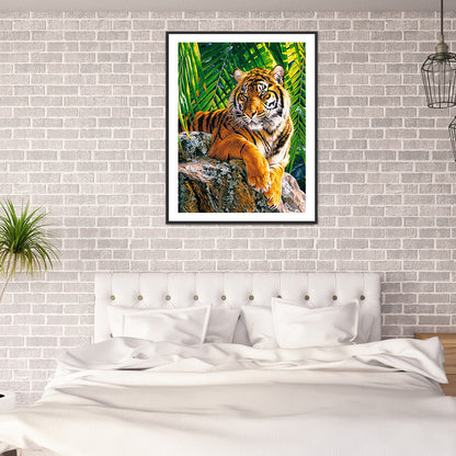 Tiger - Full Round Drill Diamond Painting 30*40CM