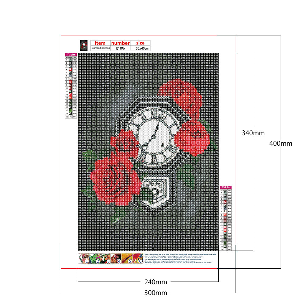 Bouquet - Full Round Drill Diamond Painting 30*40CM