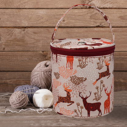 Empty Yarn Crochet Hook Storage Bag Knitting Needles Sewing Tools Tote Case