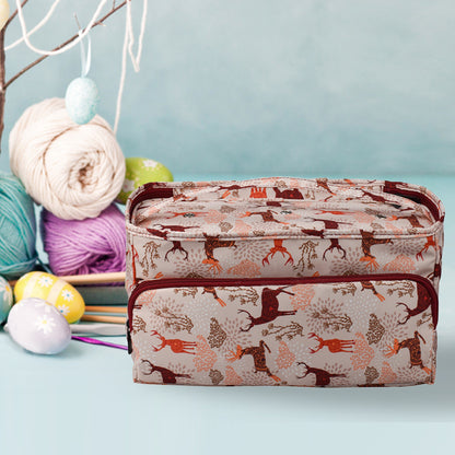 Empty Yarn Crochet Hook Storage Bag Knitting Needles Sewing Tools Tote Case