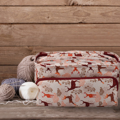 Empty Yarn Crochet Hook Storage Bag Knitting Needles Sewing Tools Tote Case