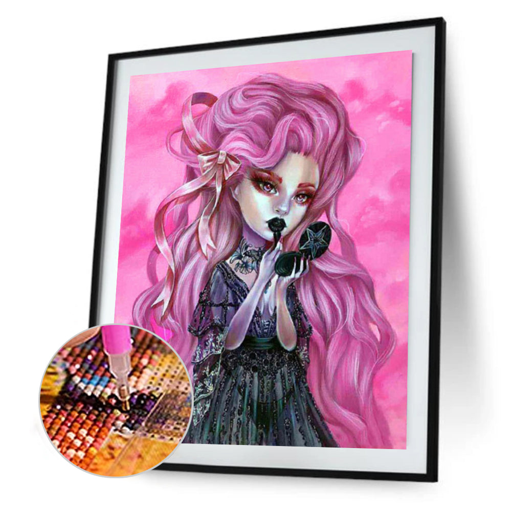 Gothic Woman - Full Round Drill Diamond Painting 40*50CM