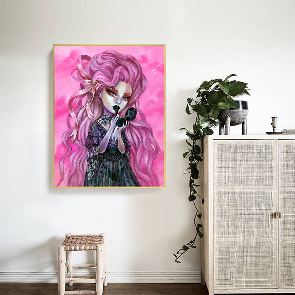 Gothic Woman - Full Round Drill Diamond Painting 40*50CM