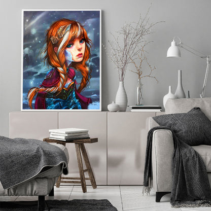 Gothic Woman - Full Round Drill Diamond Painting 40*50CM