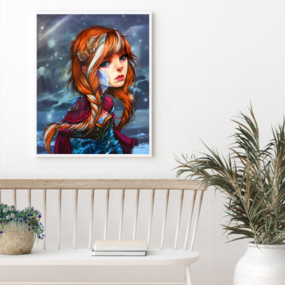 Gothic Woman - Full Round Drill Diamond Painting 40*50CM