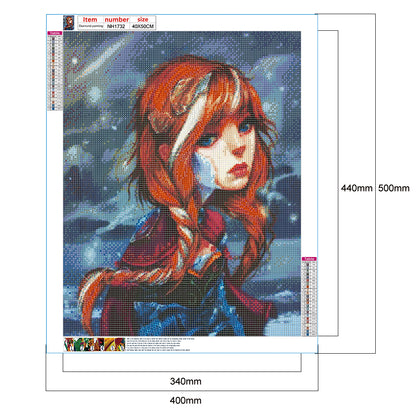 Gothic Woman - Full Round Drill Diamond Painting 40*50CM