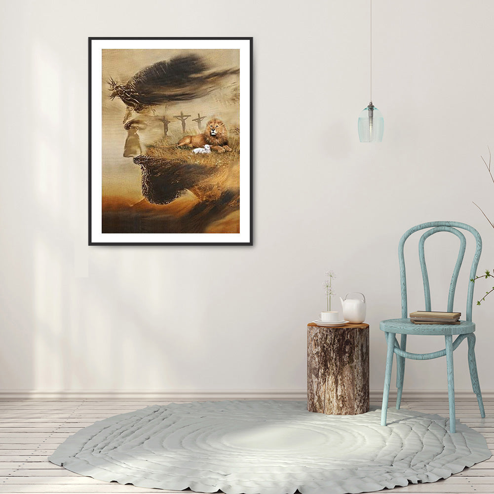 Man - Full Round Drill Diamond Painting 30*40CM