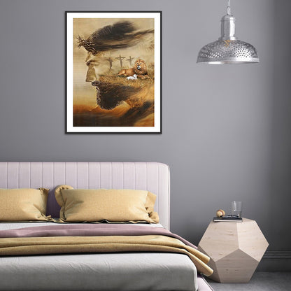 Man - Full Round Drill Diamond Painting 30*40CM
