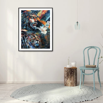 Man - Full Round Drill Diamond Painting 30*40CM