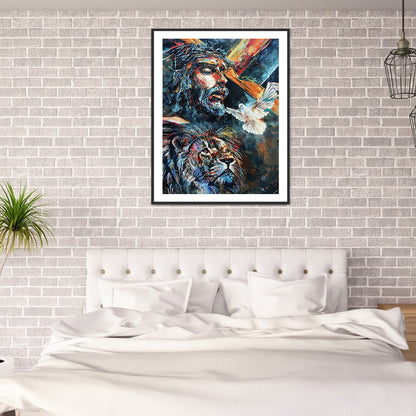Man - Full Round Drill Diamond Painting 30*40CM