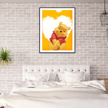 Winnie The Pooh - Full Round Drill Diamond Painting 30*40CM