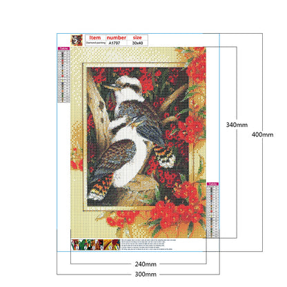 3D Bird - Full Round Drill Diamond Painting 30*40CM