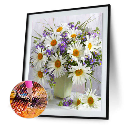 Flower - Full Round Drill Diamond Painting 30*40CM