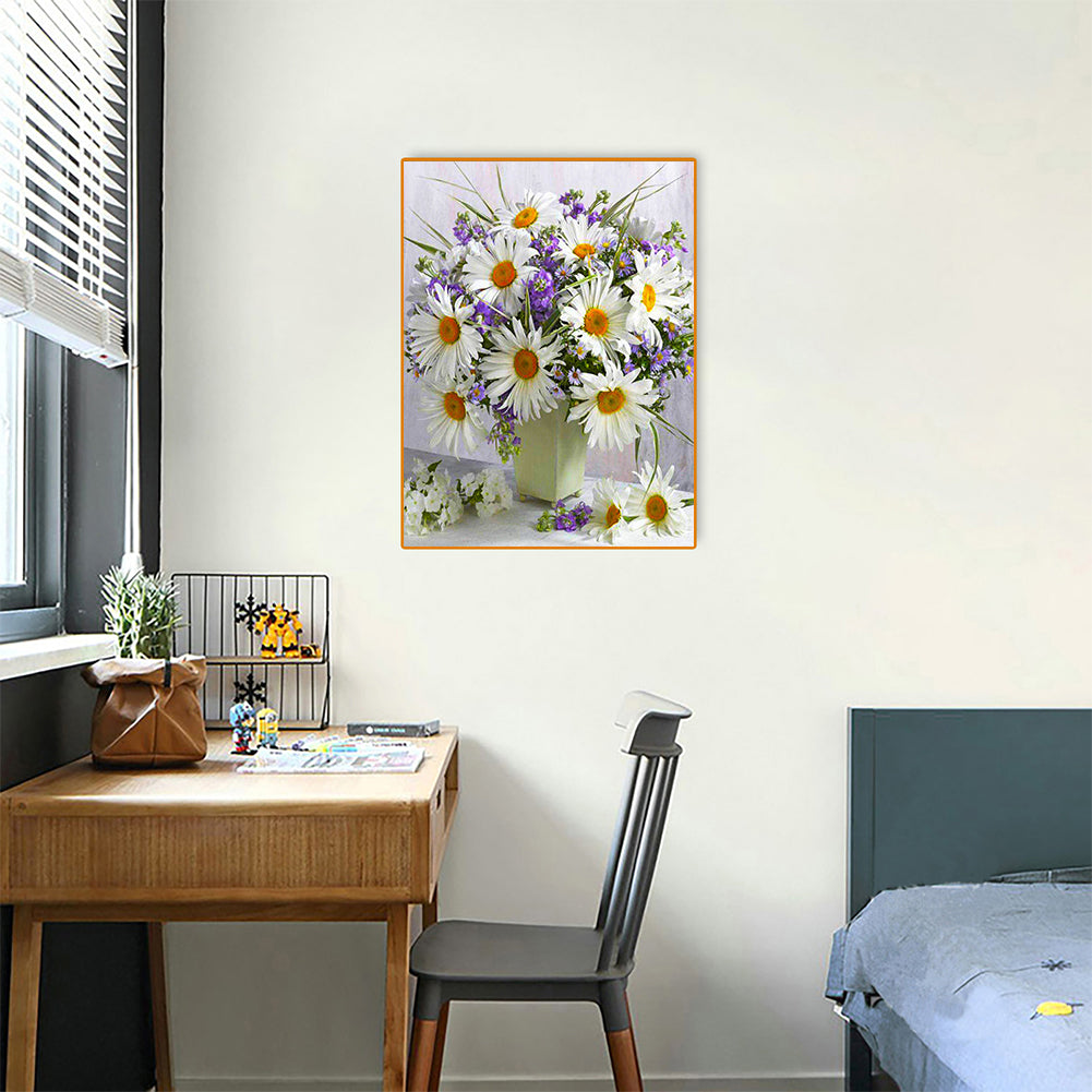 Flower - Full Round Drill Diamond Painting 30*40CM