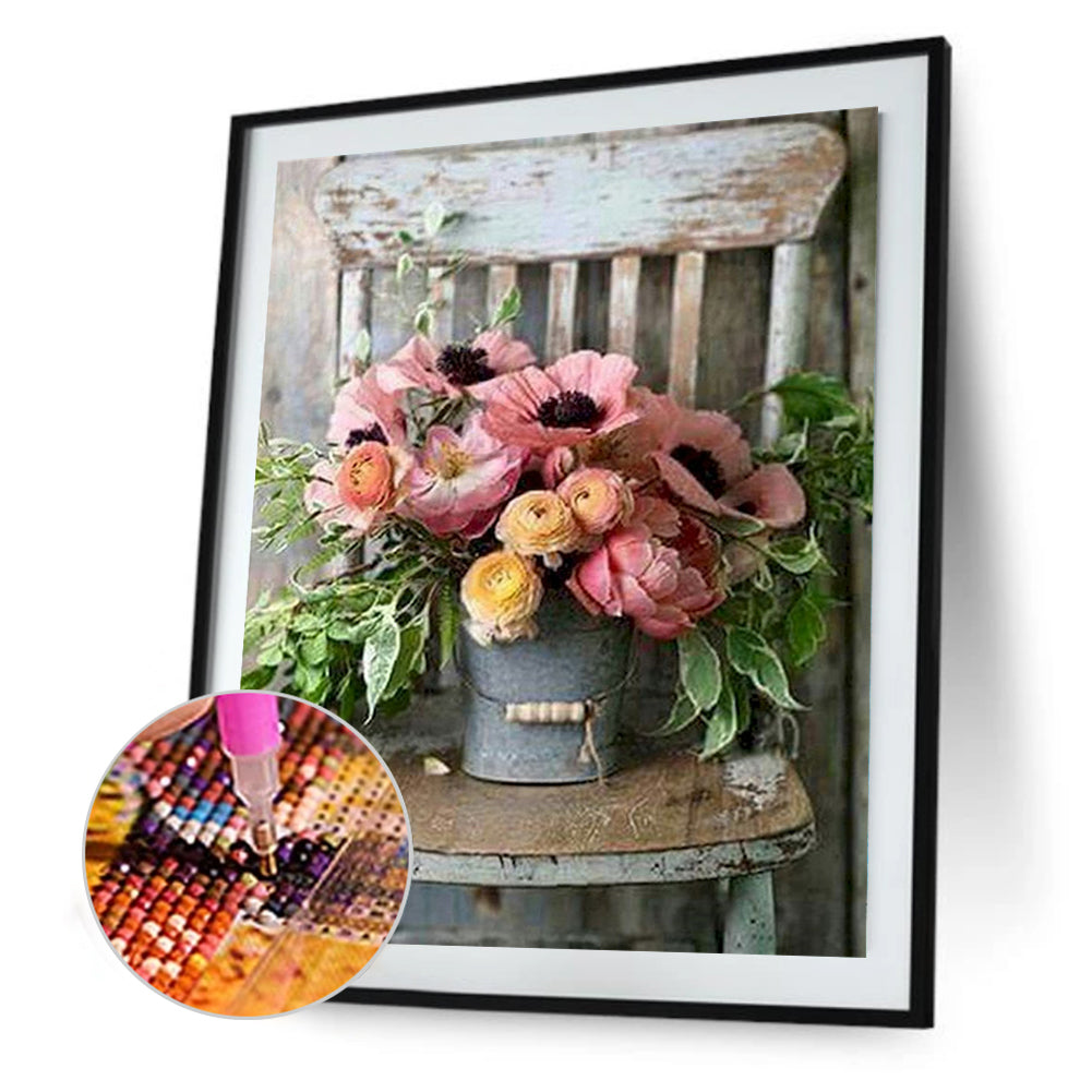 Bouquet - Full Square Drill Diamond Painting 30*40CM