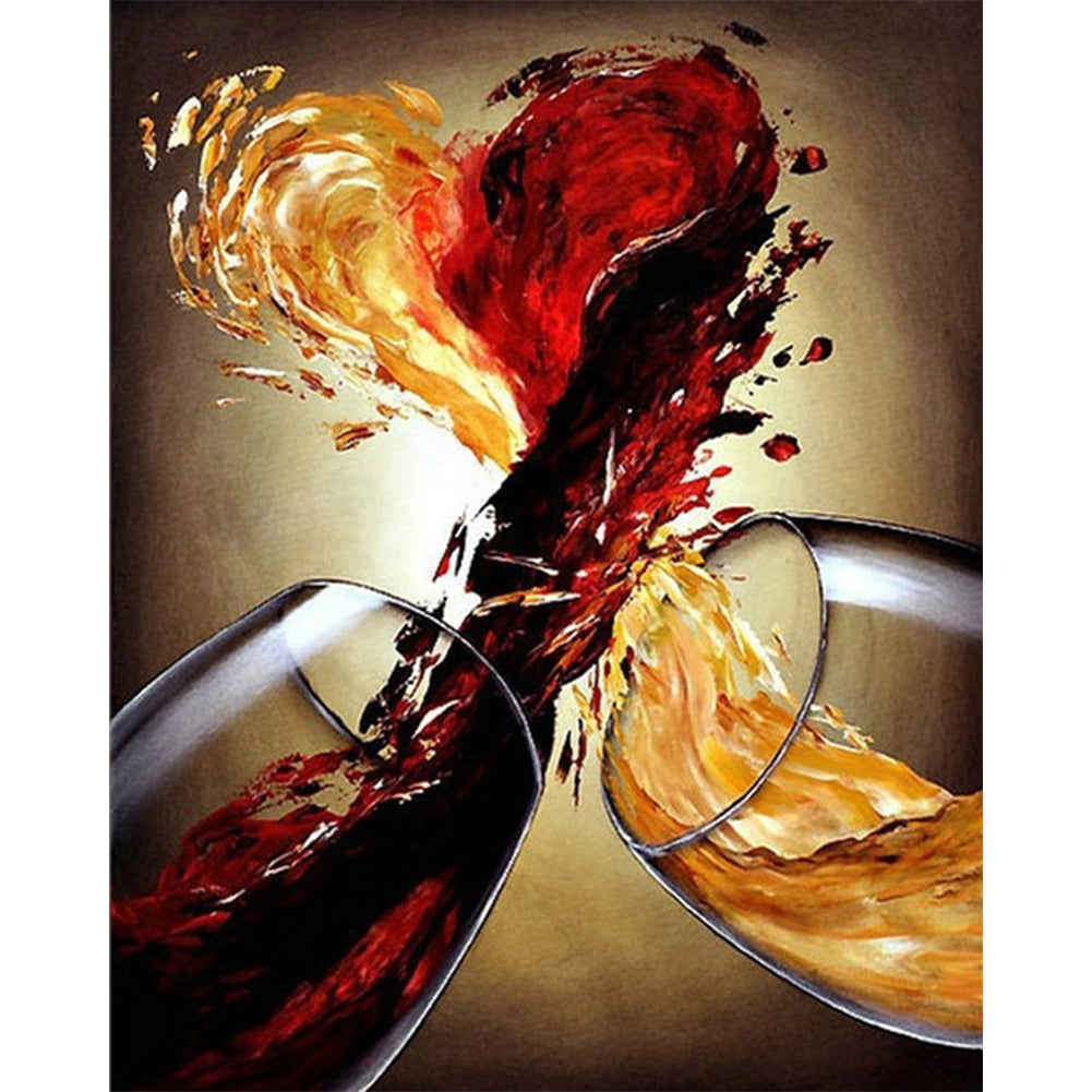 Wine - Full Square Drill Diamond Painting 50*60CM