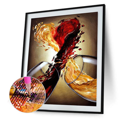 Wine - Full Square Drill Diamond Painting 50*60CM