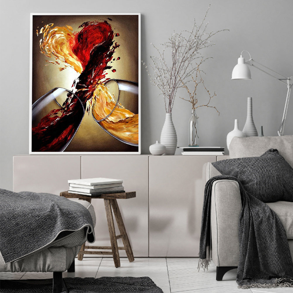 Wine - Full Square Drill Diamond Painting 50*60CM