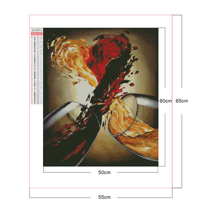 Wine - Full Square Drill Diamond Painting 50*60CM