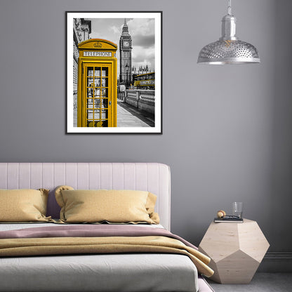 Telephone Booth - Full Round Drill Diamond Painting 40*50CM