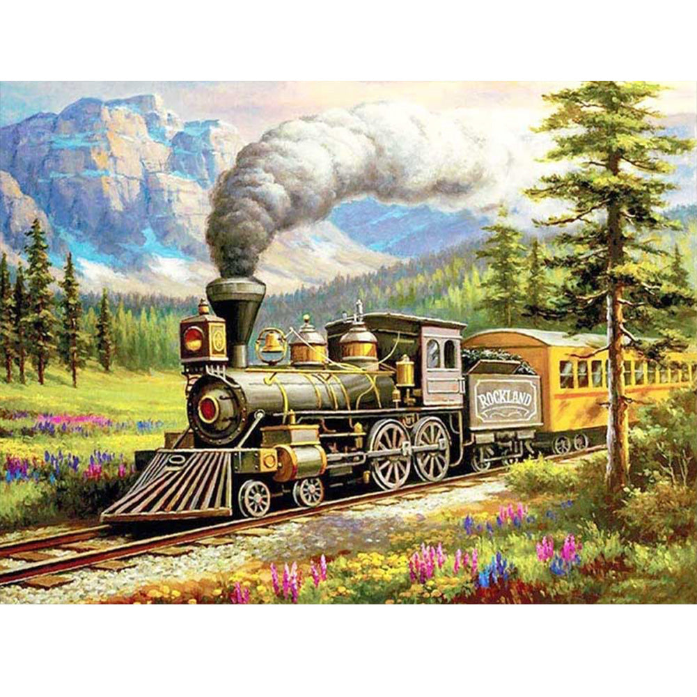 Train - Full Round Drill Diamond Painting 60*50CM