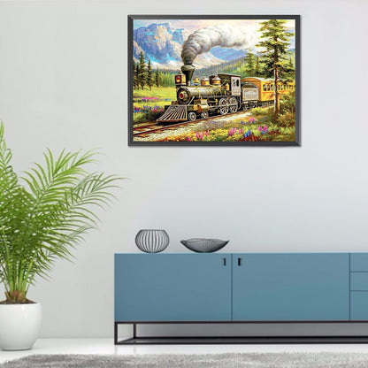 Train - Full Round Drill Diamond Painting 60*50CM