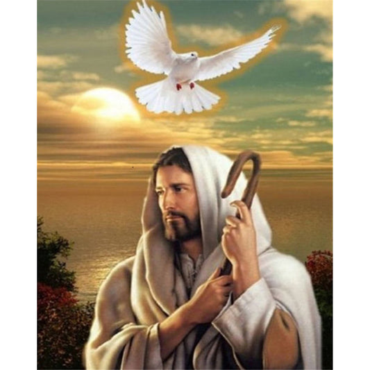 Jesus - 11CT Stamped Cross Stitch 40*50CM