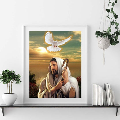 Jesus - 11CT Stamped Cross Stitch 40*50CM