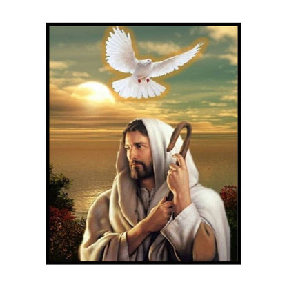 Jesus - 11CT Stamped Cross Stitch 40*50CM