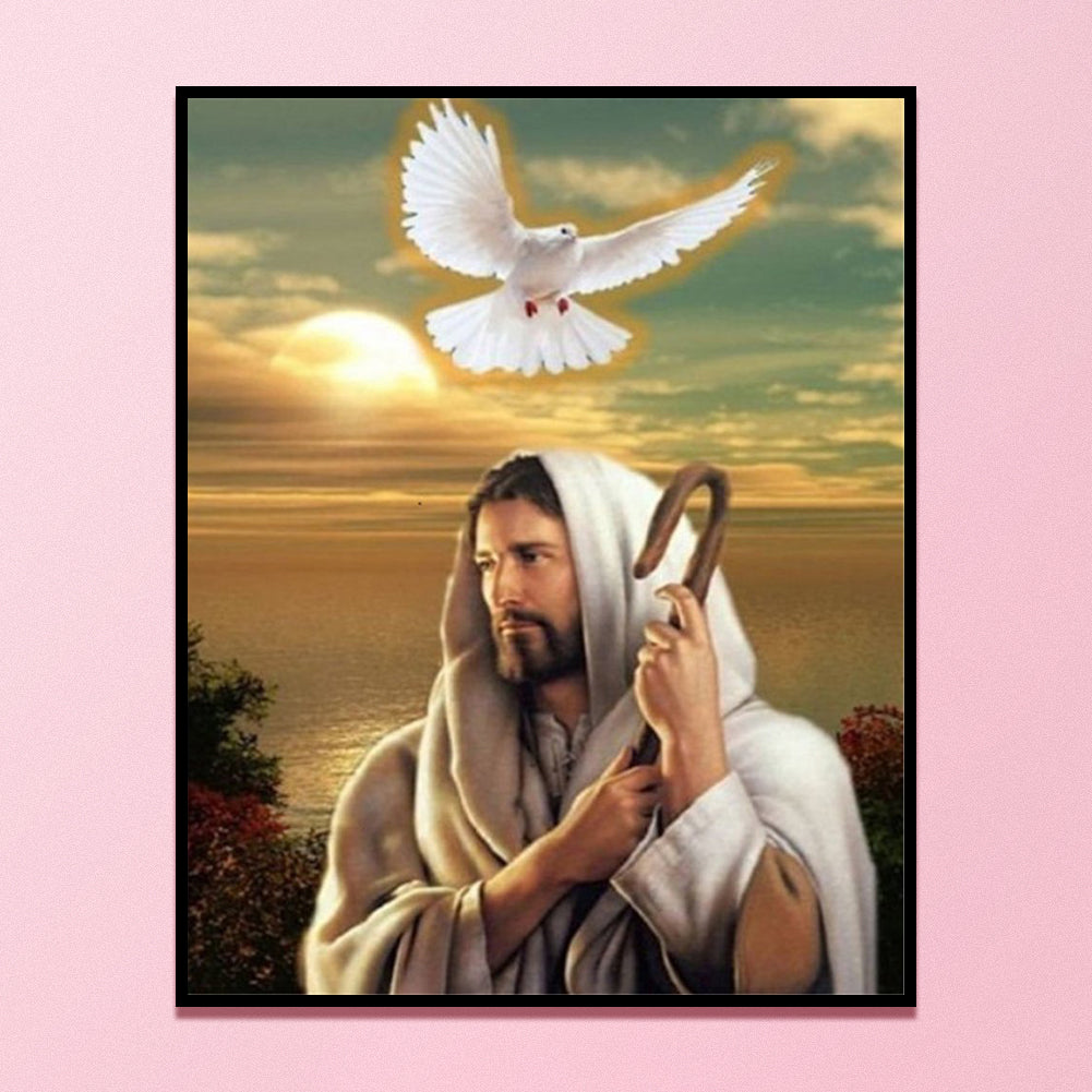 Jesus - 11CT Stamped Cross Stitch 40*50CM