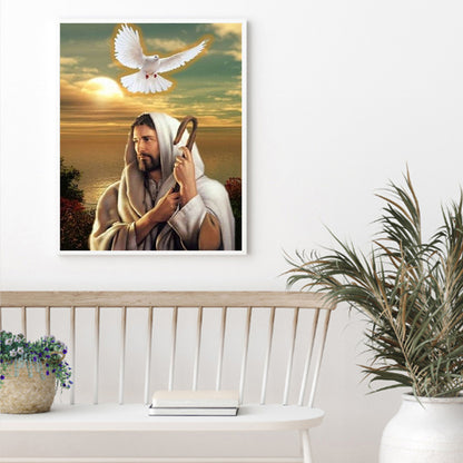 Jesus - 11CT Stamped Cross Stitch 40*50CM