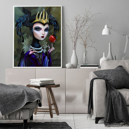 Gothic Woman - Full Round Drill Diamond Painting 50*60CM