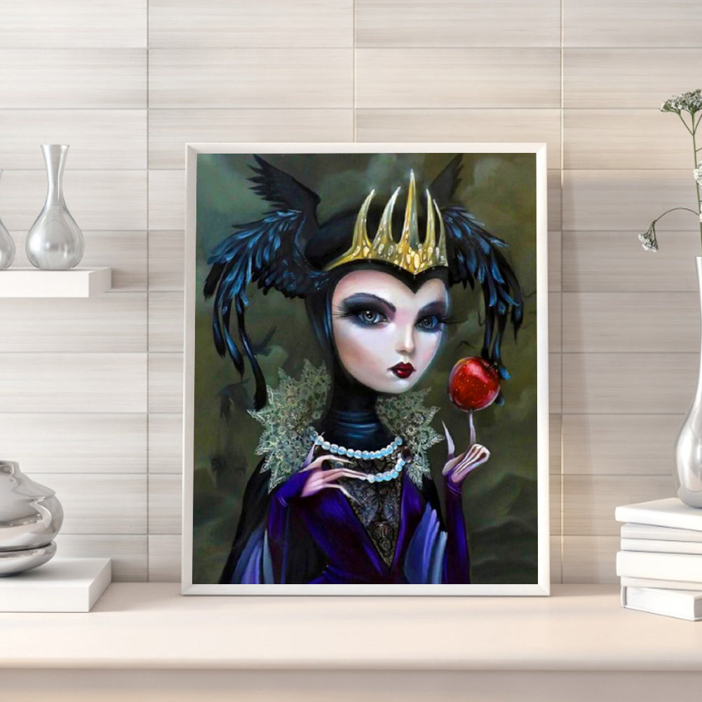 Gothic Woman - Full Round Drill Diamond Painting 50*60CM