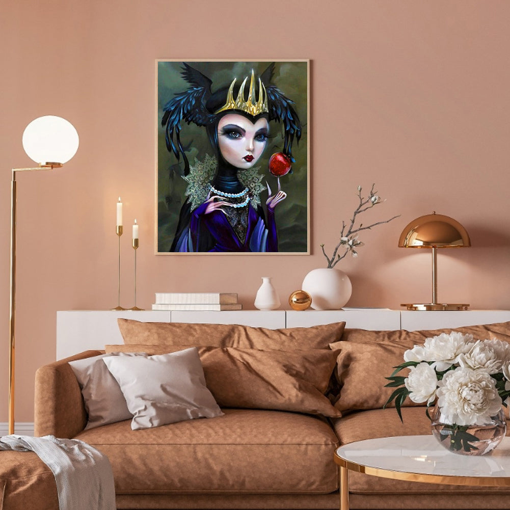 Gothic Woman - Full Round Drill Diamond Painting 50*60CM