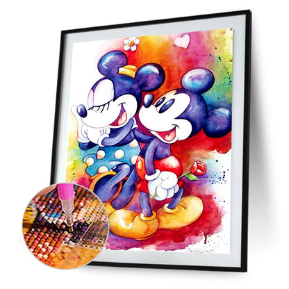 Mickey Mouse - Full Round Drill Diamond Painting 50*60CM