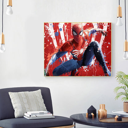 Spiderman - Full Round Drill Diamond Painting 60*50CM